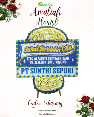 Papan Bunga Duka di Rejotangan